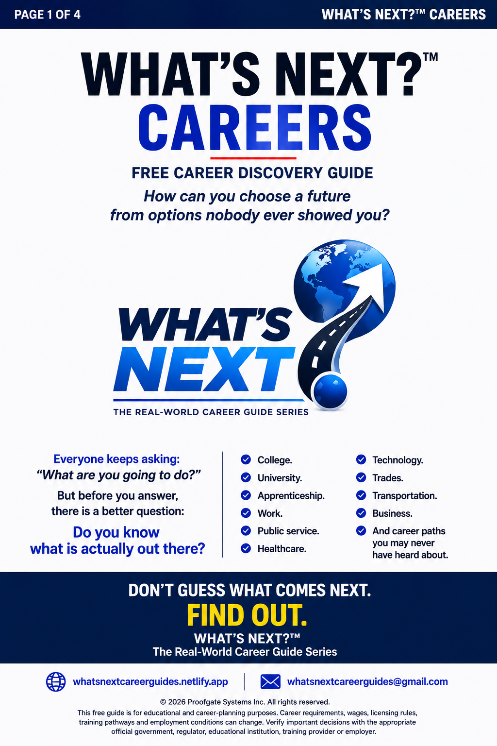 What’s Next? Free Career Discovery Guide cover